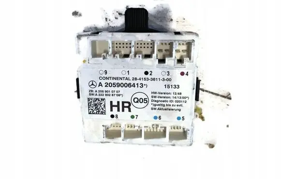 Mercedes-Benz C W205 Door control unit/module A2059006413