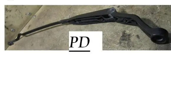 Volvo S40, V40 Front wiper blade arm