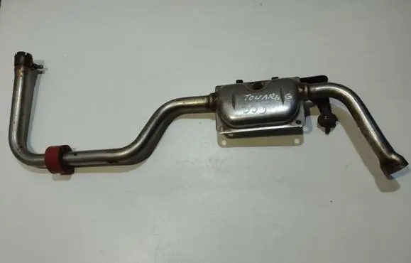 Volkswagen Touareg I Webasto auxiliary heater silencer 7L0815611B 7L0819084B