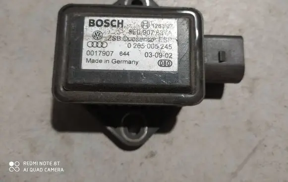 Volkswagen PASSAT B5.5 ESP acceleration yaw rate sensor 8E0907637A