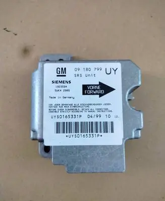 Opel Astra G Airbag control unit/module 09180799 1923594 5WK42905