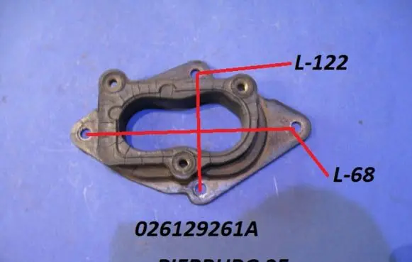 Audi 100 200 5000 C3 Carburettor/Mono Injection Pad 026129261A