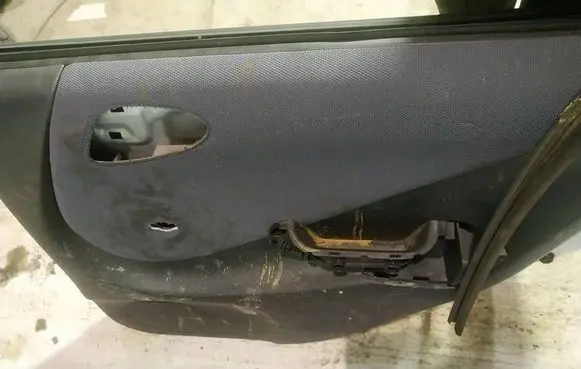 Rear door card panel trim
