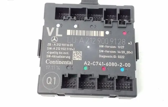 Mercedes-Benz SLK R172 Door control unit/module A2129009128
