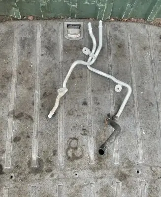 Audi A8 S8 D4 4H Engine coolant pipe/hose 4H0265235H 4003072009