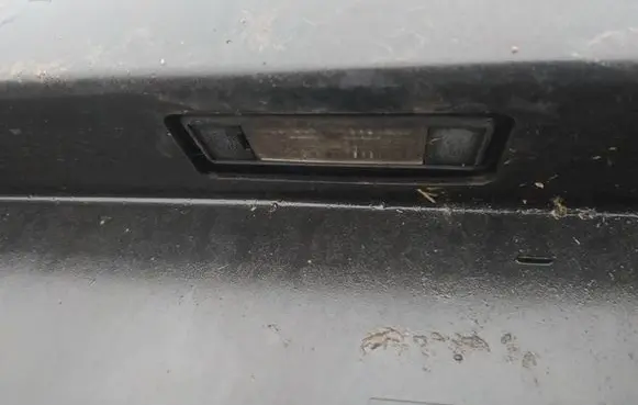Peugeot 308 Number plate light