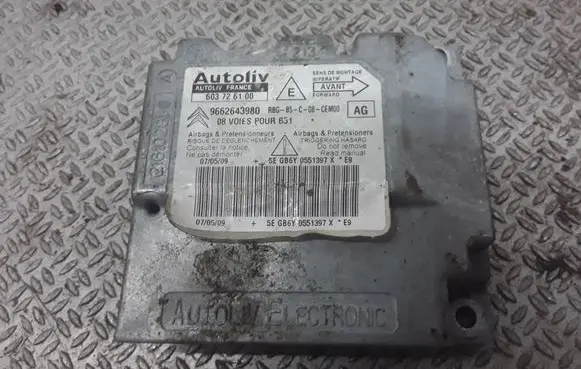 Citroen C4 I Airbag control unit/module 9662643980