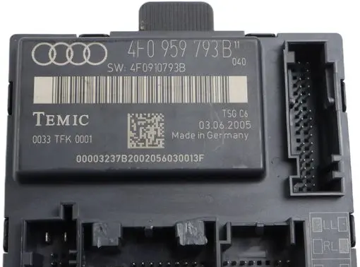 Audi A6 S6 C6 4F Door control unit/module 4F0959793B 4F0910793B