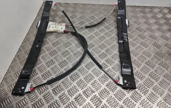 Front window lifting mechanism without motor