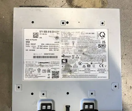 Volkswagen Tiguan MMI control unit 571035816D
