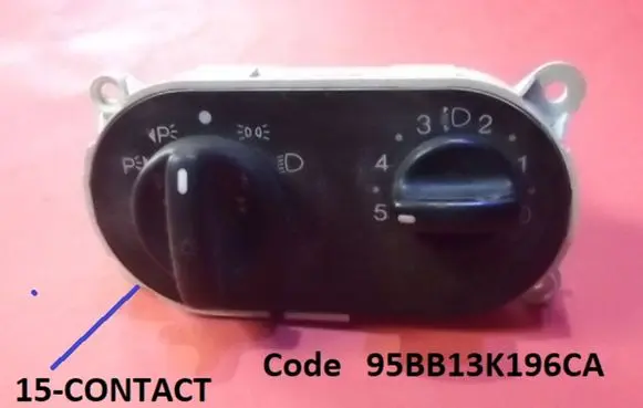 Ford Mondeo MK I Light switch 95BB13K196CA