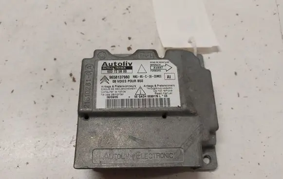 Citroen C4 I Airbag control unit/module 603725800 9658137980