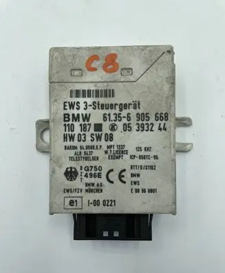 BMW 5 E39 Immobilizer control unit/module 6905668 61356905668 110187