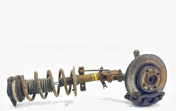 Front shock absorber with coil spring