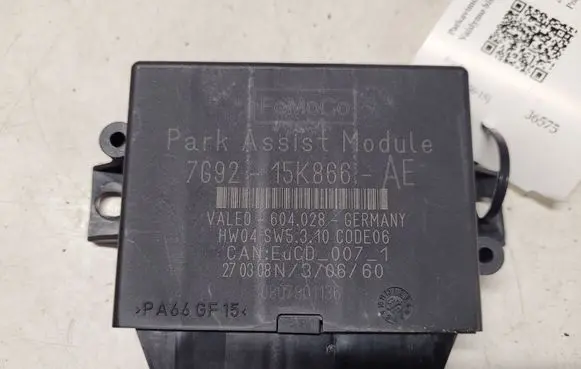 Ford Galaxy Parking PDC control unit/module 7G9215K866AE 604028