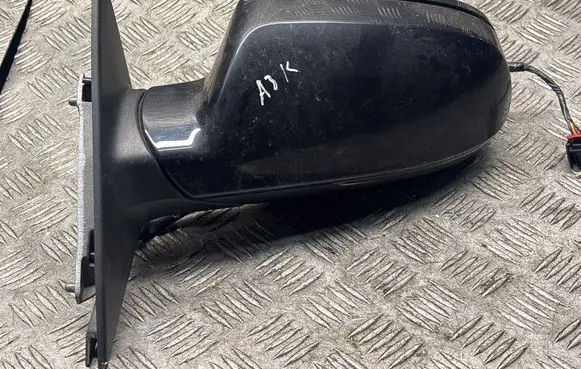 Audi A3 S3 8P Front door electric wing mirror 601501