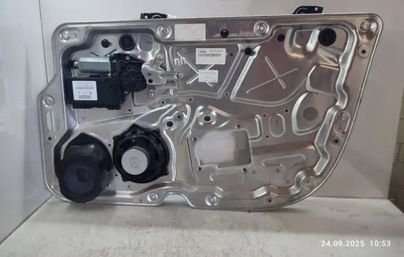Front door window regulator with motor
