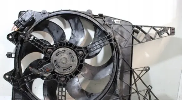 Opel Corsa D Air conditioning (A/C) fan (condenser) 