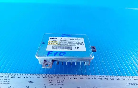 BMW 5 F10 F11 Headlight ballast module Xenon 7237647 1712 W003T20071