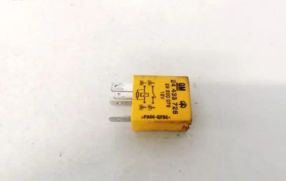 Opel Zafira A Other relay 24433728 29200076