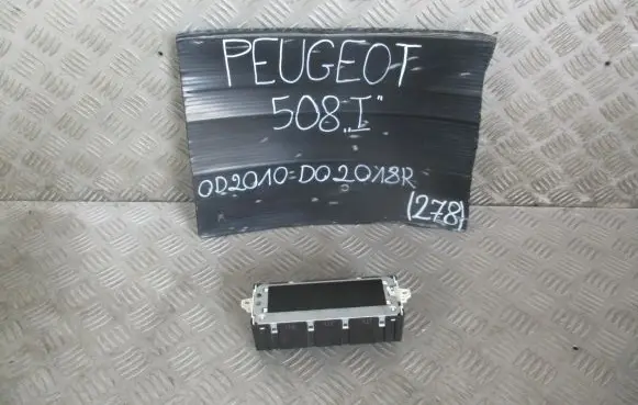 Peugeot 508 Screen/display/small screen 9665334380