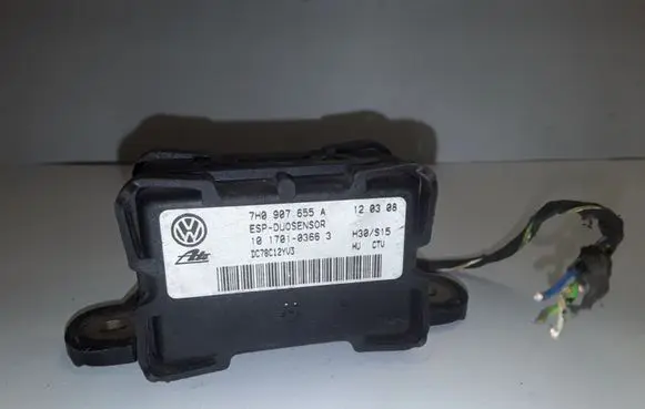Audi A3 S3 8P ESP acceleration yaw rate sensor 7H0907655A 10170103663