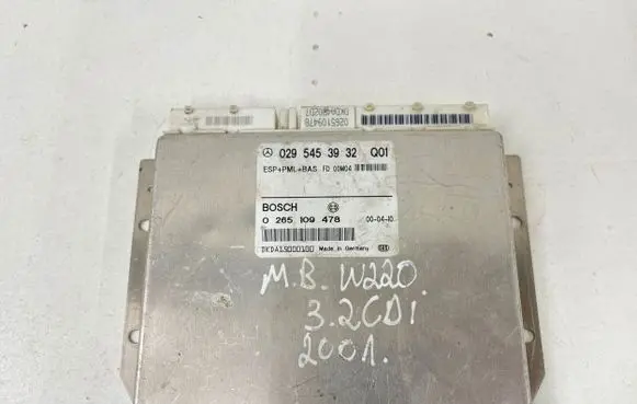 Mercedes-Benz S W220 ESP (stability system) control unit 0295453932 0265109478 DKDA15000100