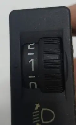 Peugeot 308 Headlight level height control switch 96366692XT