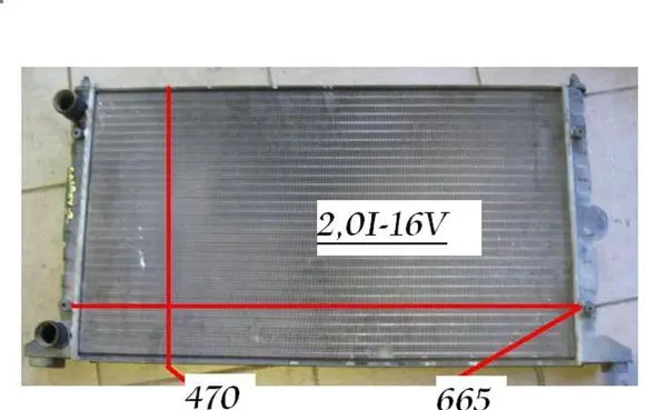 Seat Alhambra (Mk1) Coolant radiator 7M3121253A RA1170862488E