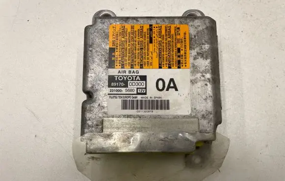 Toyota Yaris Airbag control unit/module 891700D300 2310005680 C011320919
