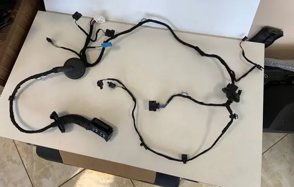 Audi Q7 4M Rear door wiring loom 4M0971687 4L0971841 5G0937702