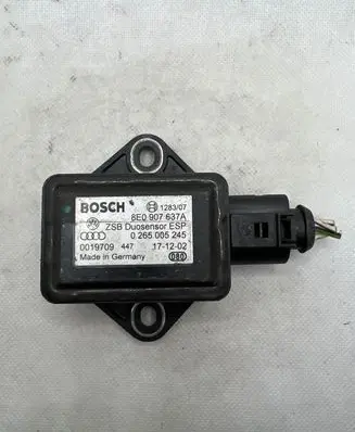 Audi A6 S6 C5 4B ESP acceleration yaw rate sensor 8E0907637A 0265005245 0019709