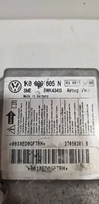 Volkswagen Golf V Airbag control unit/module 1K0909605N 27050301B 0038FD0GF7RH