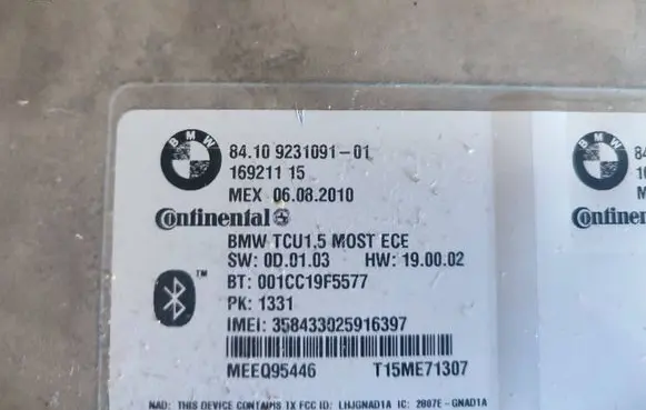 Bluetooth control unit module