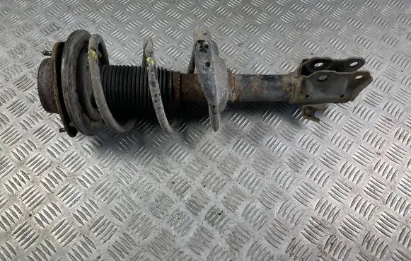 Front shock absorber with coil spring