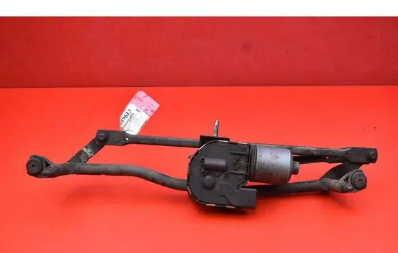 Front wiper linkage and motor