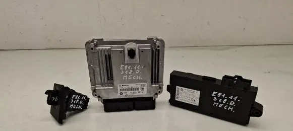 BMW 3 E90 E91 Engine ECU kit and lock set 8512043 0281017517 9237047