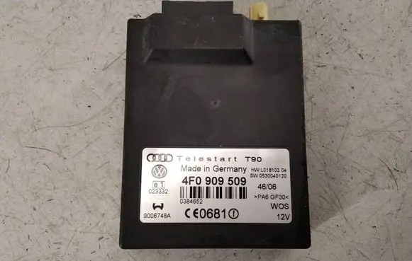Audi Q7 4L Auxiliary heating control unit/module 4F0909509 9006748A 0384652