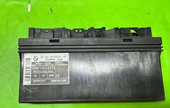 BMW 5 E60 E61 Comfort/convenience module 9176070 5WK49110D