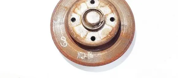 Peugeot 308 Rear brake disc neventiliuojamas