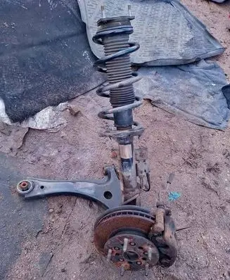 Ford Transit Custom Front shock absorber with coil spring 
