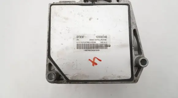 Opel Astra H Engine control unit/module 12230740