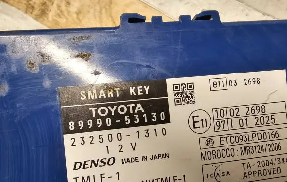 Lexus IS 220D-250-350 Keyless (KESSY) go control unit/module 8999053130 2325001310
