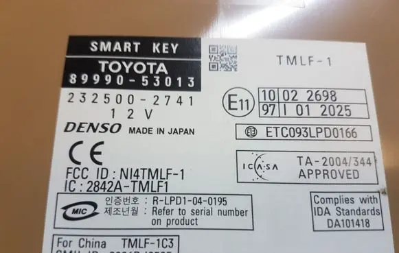 Lexus IS 220D-250-350 Combustion control unit/module 8999053013 2325002741