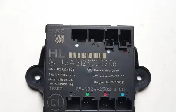 Mercedes-Benz GLK (X204) Door control unit/module A2129003906