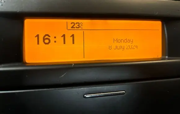 Citroen C4 I Screen/display/small screen 9654149380