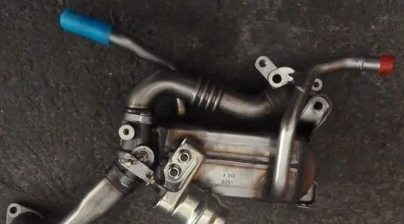 Opel Astra J EGR valve cooler 55576871T