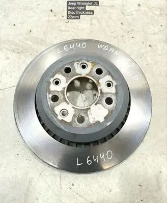 Jeep Wrangler Rear brake disc 