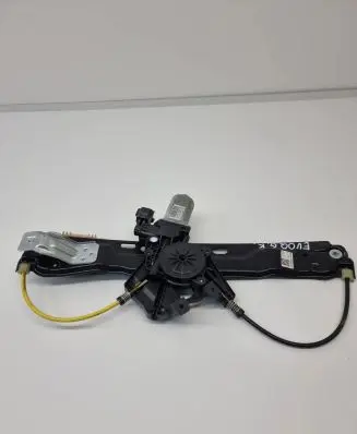 Sliding door window regulator with motor