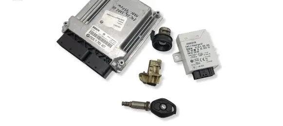 BMW 3 E46 Engine ECU kit and lock set 0281011223 61356905666 6905666